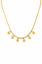 Colar Dourado com Pingentes de Cadeado em Aço Inoxidável Romanely