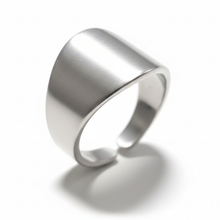 Anillo de acero inoxidable con triple oro