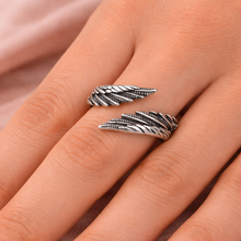 S925 Silver Angel Wings Ring