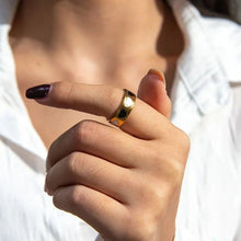 Triple Gold Stainless Steel Ring