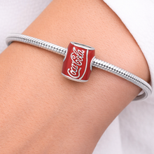 Red Soda Charm Pendant S925