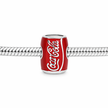 Red Soda Charm Pendant S925