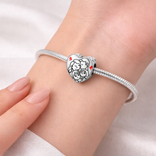 Charm Colgante Cadena Pareja de Niños con Circonitas S925