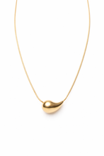 Colar Dourado Gota em Aço Inoxidável Romanely