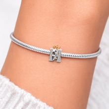 Pingente Encanto Letra H com Zircónias S925 Charm Romanely