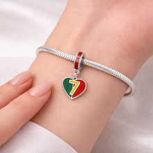 Family Heart Charm Pendant