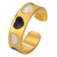 Triple Gold Stainless Steel Ring