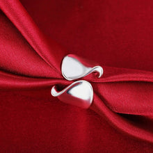 Anel Ondular Prateado S925