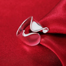 Anel Ondular Prateado S925