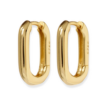 S925 Gold Minimalist Earrings