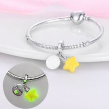 Pingente Encanto Poção de Estrela Amarela S925 Charm Romanely