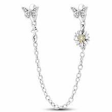 Colgante con dije de corazón S925