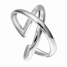 X Ring in 925 Silver