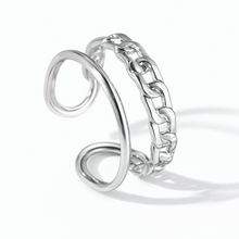 Anillo X en Plata 925