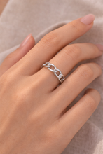 Anillo X en Plata 925