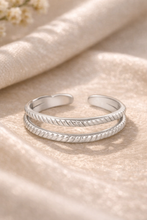 X Ring in 925 Silver