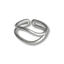 Anillo irregular de plata S925