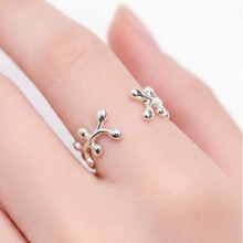 Anillo de acero inoxidable con triple oro