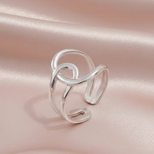 Anillo X en Plata 925