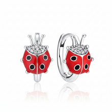 Brincos Argola Joaninha com Zircónias S925 Romanely