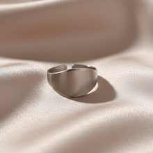 Anillo de acero inoxidable con triple oro