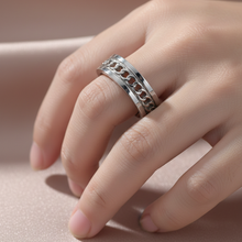 Anillo X en Plata 925