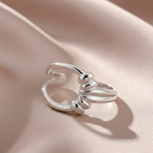 Anillo de acero inoxidable con triple oro