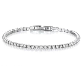 Pulseira de Strass com Zircónias S925