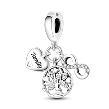 Pingente Encanto 3 em 1 para Sempre Família S925