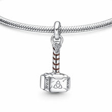 Charm Dorado Colgante Caballo de Madera con Circonitas S925