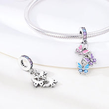 Pingente Encanto Borboletas com Zircónias S925