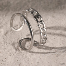 Anillo X en Plata 925