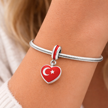 Family Heart Charm Pendant