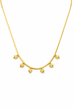 Colar com Pingentes de Trevo da Sorte em Aço Inoxidável Romanely