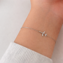Pulseira em Prata 925 Avião com Zircónias Romanely