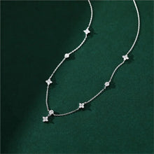 Flower Necklace with S925 Zirconias