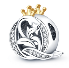 Colgante Charm Letra Q con Circonitas S925