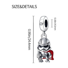 Charm Dorado Colgante Caballo de Madera con Circonitas S925