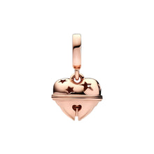 Golden Charm Pendant Wooden Horse with Zirconias S925